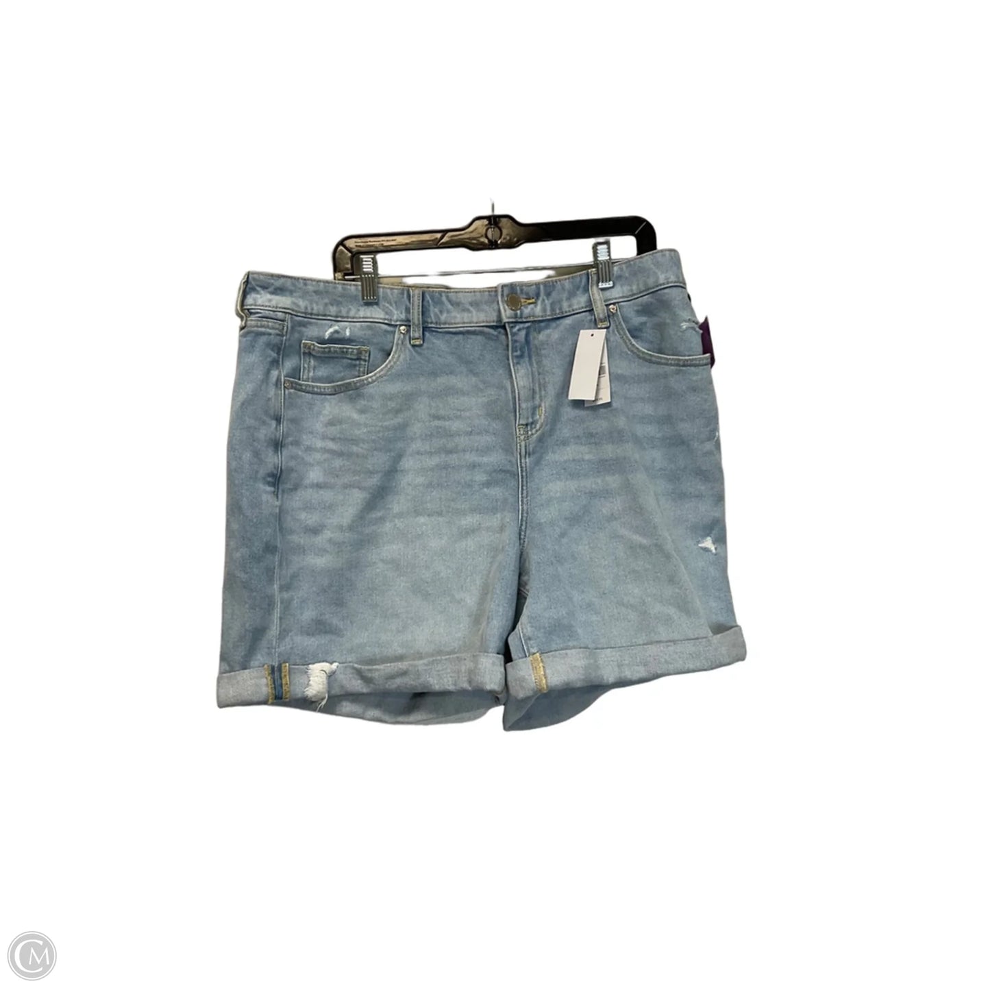 Shorts By Lane Bryant In Blue Denim, Size: 16