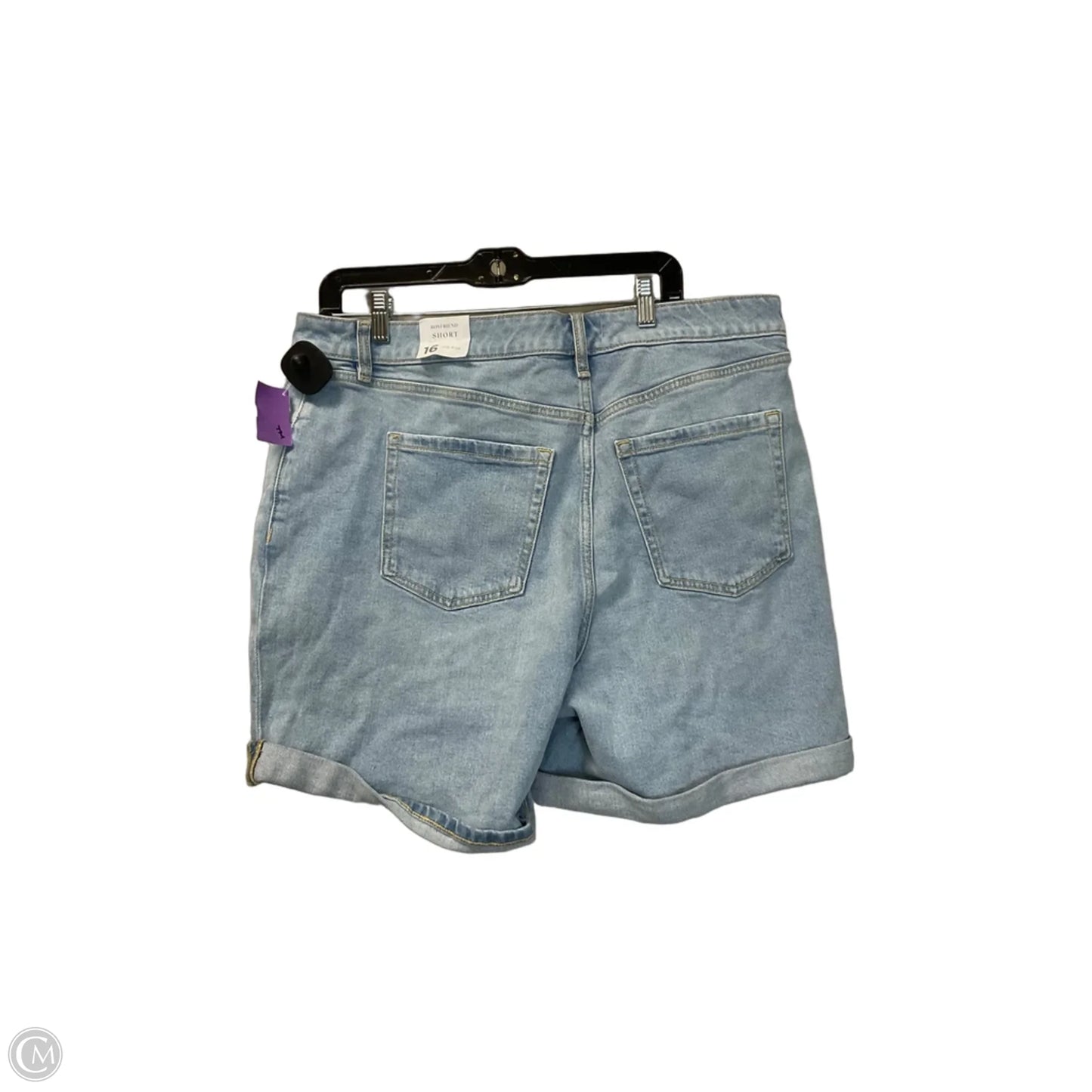 Shorts By Lane Bryant In Blue Denim, Size: 16
