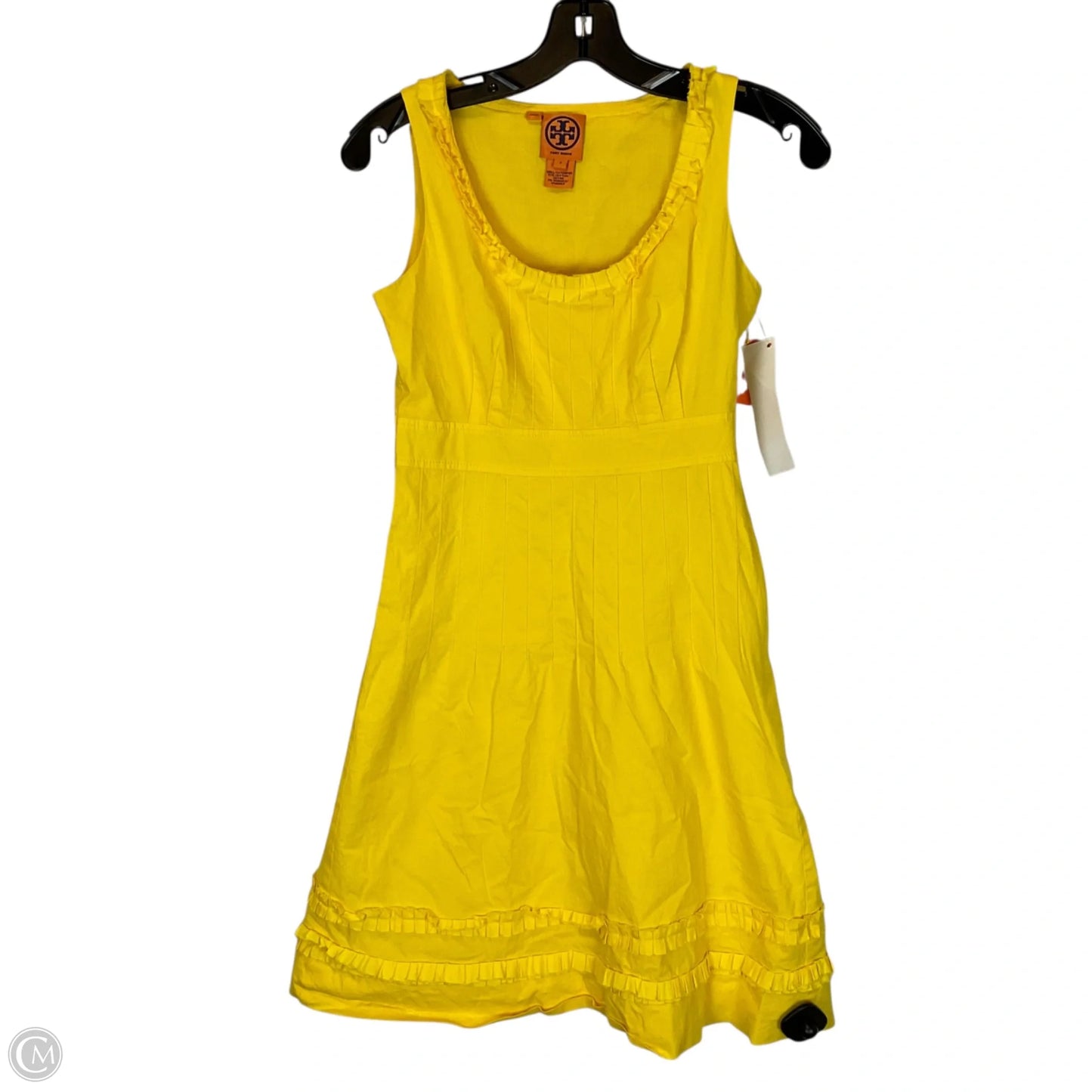 Dress Designer By Tory Burch In Yellow, Size: 2