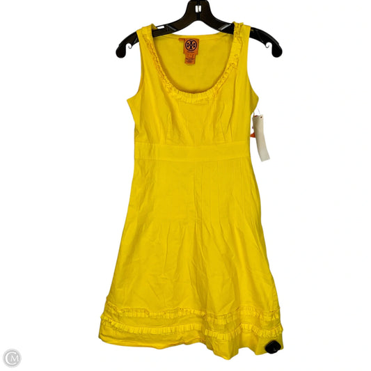 Dress Designer By Tory Burch In Yellow, Size: 2
