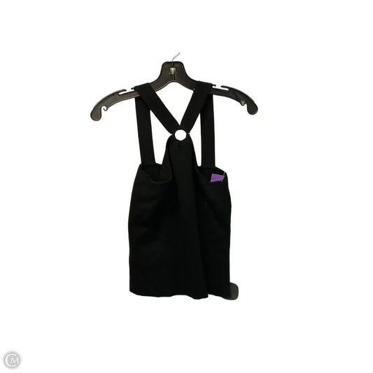 Top Sleeveless By Loft In Black, Size: S