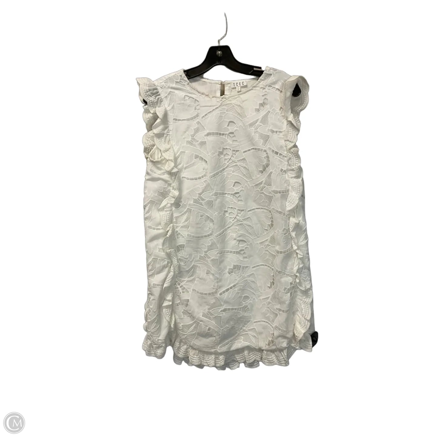 Dress Casual Short By Tcec In Cream, Size: M