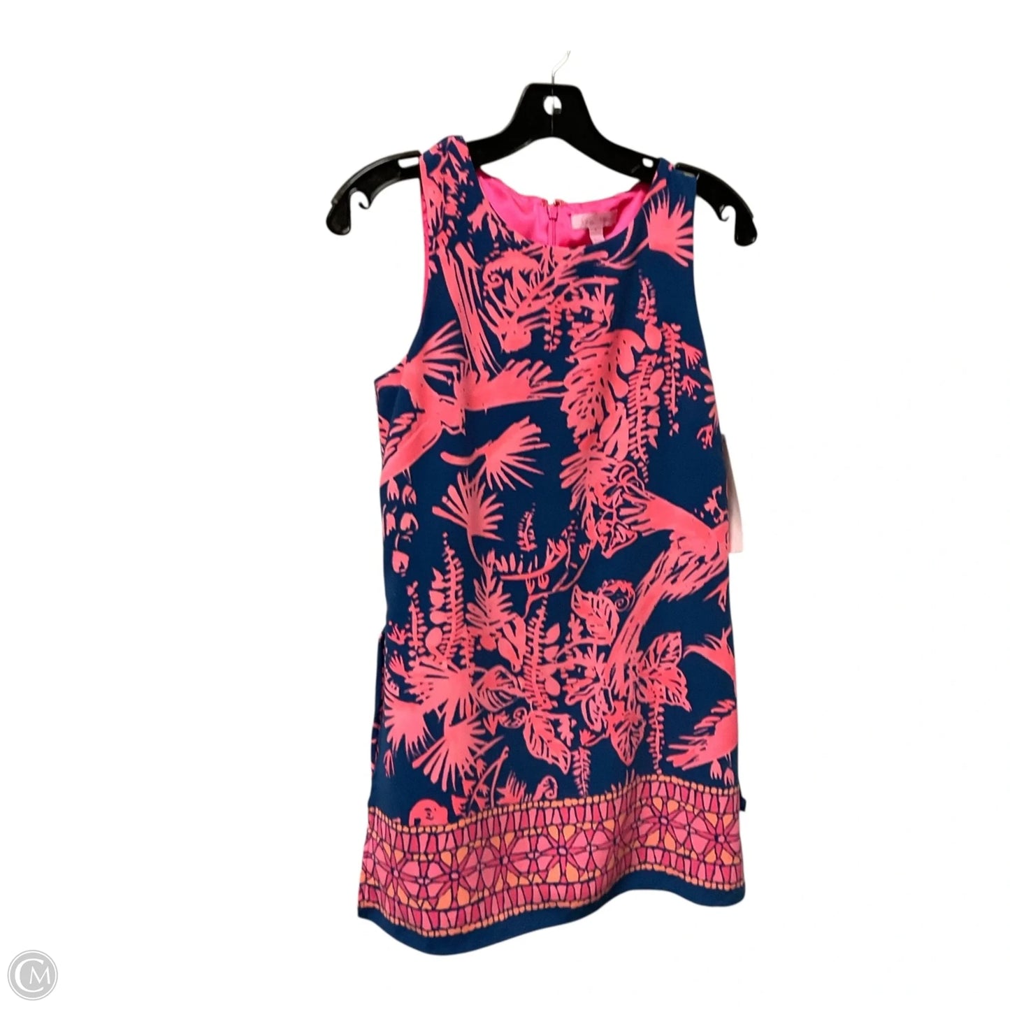 Romper Designer By Lilly Pulitzer In Blue & Pink, Size: 0
