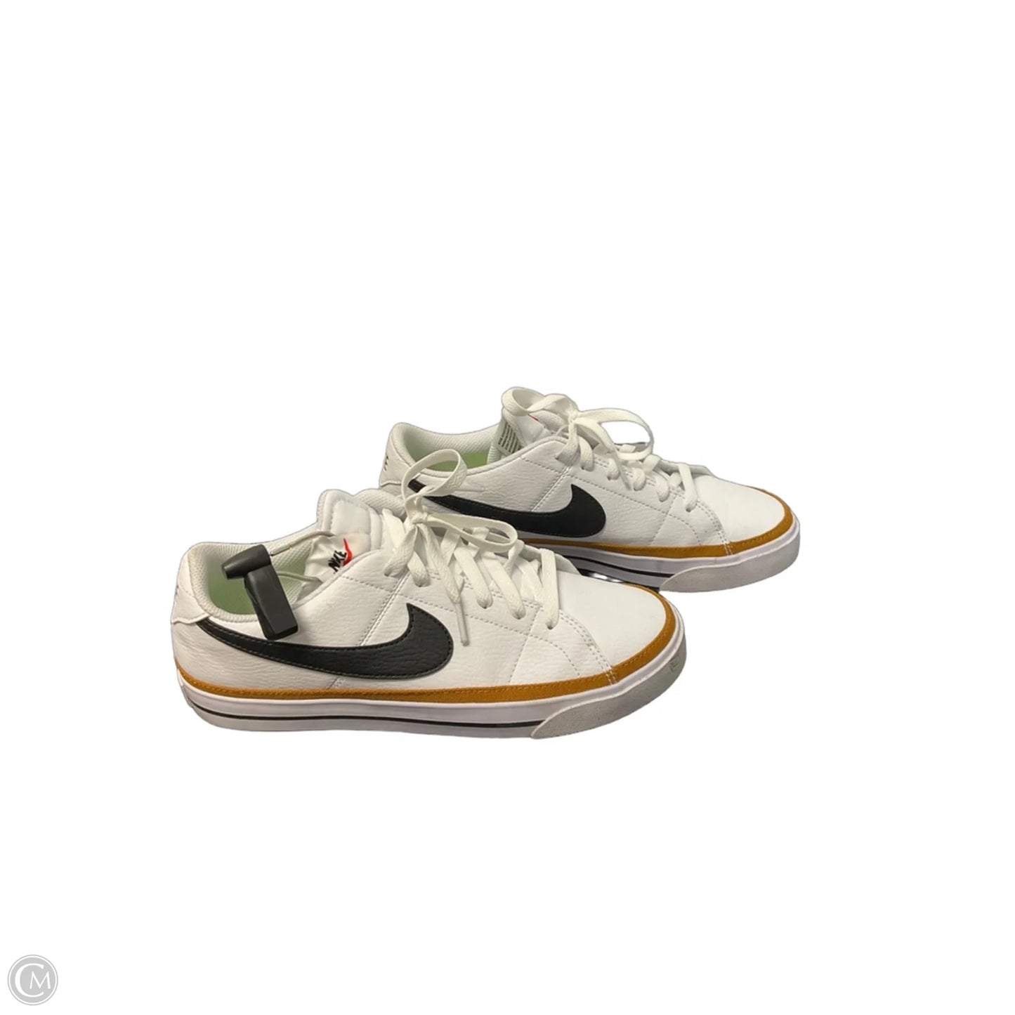 Shoes Sneakers By Nike In Tan & White, Size: 9