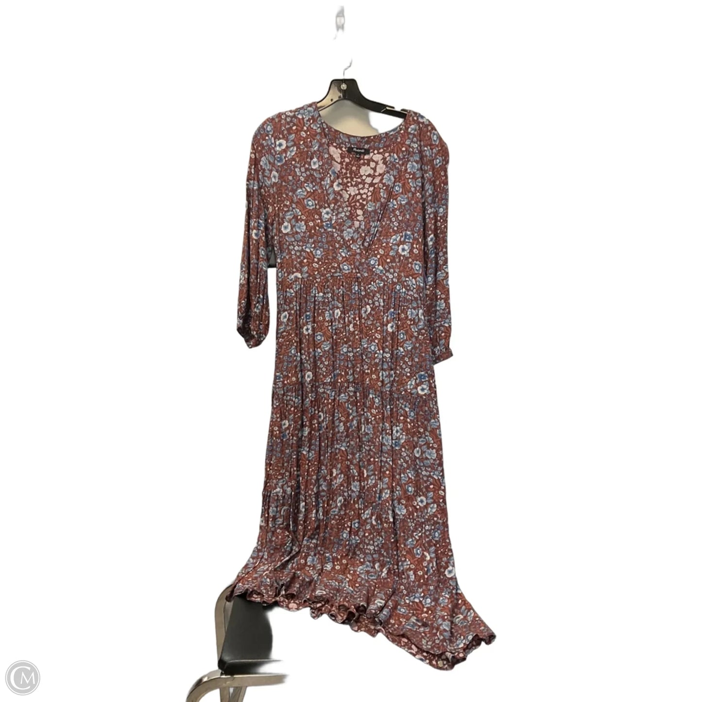 Dress Casual Midi By Madewell In Brown, Size: S