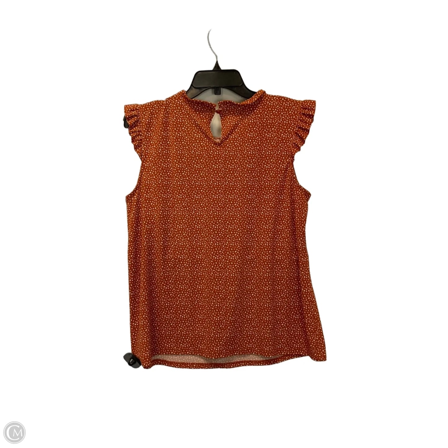 Top Sleeveless By Adrianna Papell In Orange, Size: M