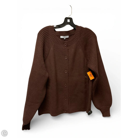 Sweater Cardigan By Baltic Born In Brown, Size: L