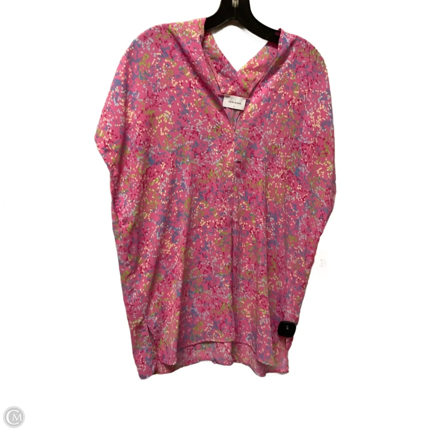 Top Short Sleeve Basic By Adrienne In Pink, Size: S