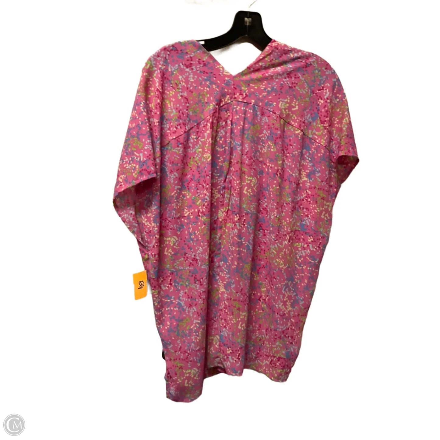 Top Short Sleeve Basic By Adrienne In Pink, Size: S