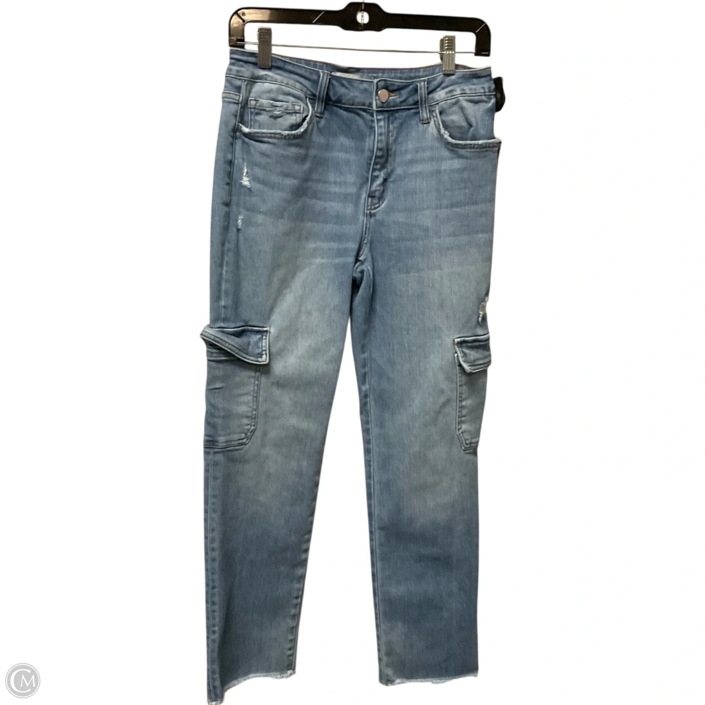 Jeans Cropped By Flying Monkey In Blue Denim, Size: 6