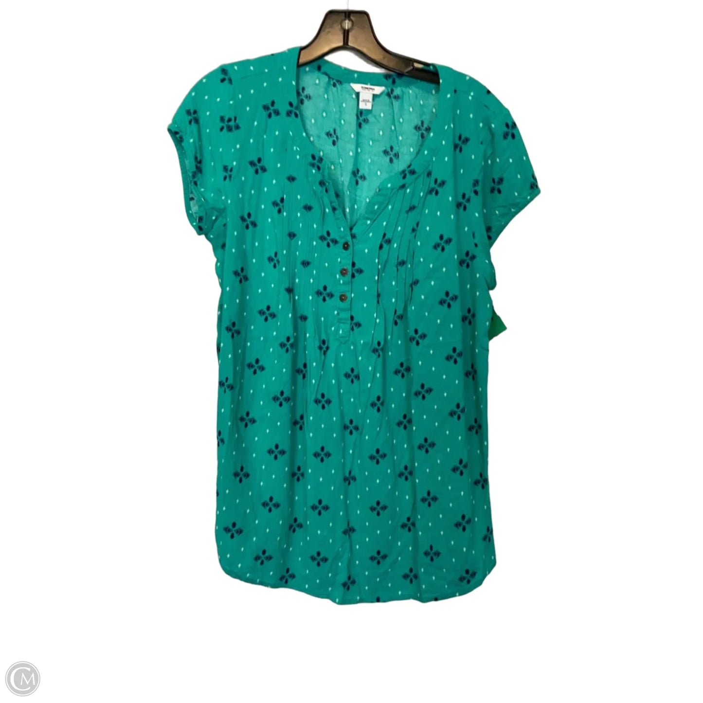Top Short Sleeve Basic By Sonoma In Blue, Size: S