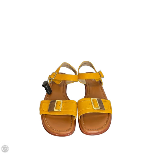 Sandals Flats By Rockport In Yellow, Size: 9