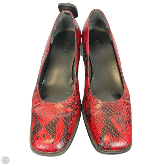 Shoes Heels Block By Bandolino In Snakeskin Print, Size: 10