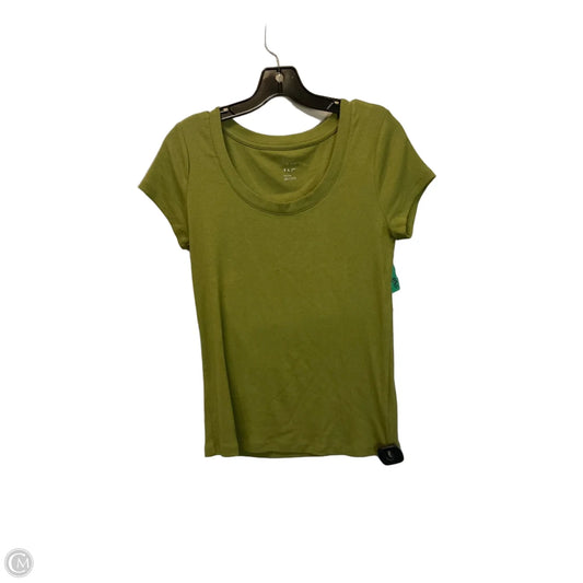 Top Short Sleeve Basic By A New Day In Green, Size: M