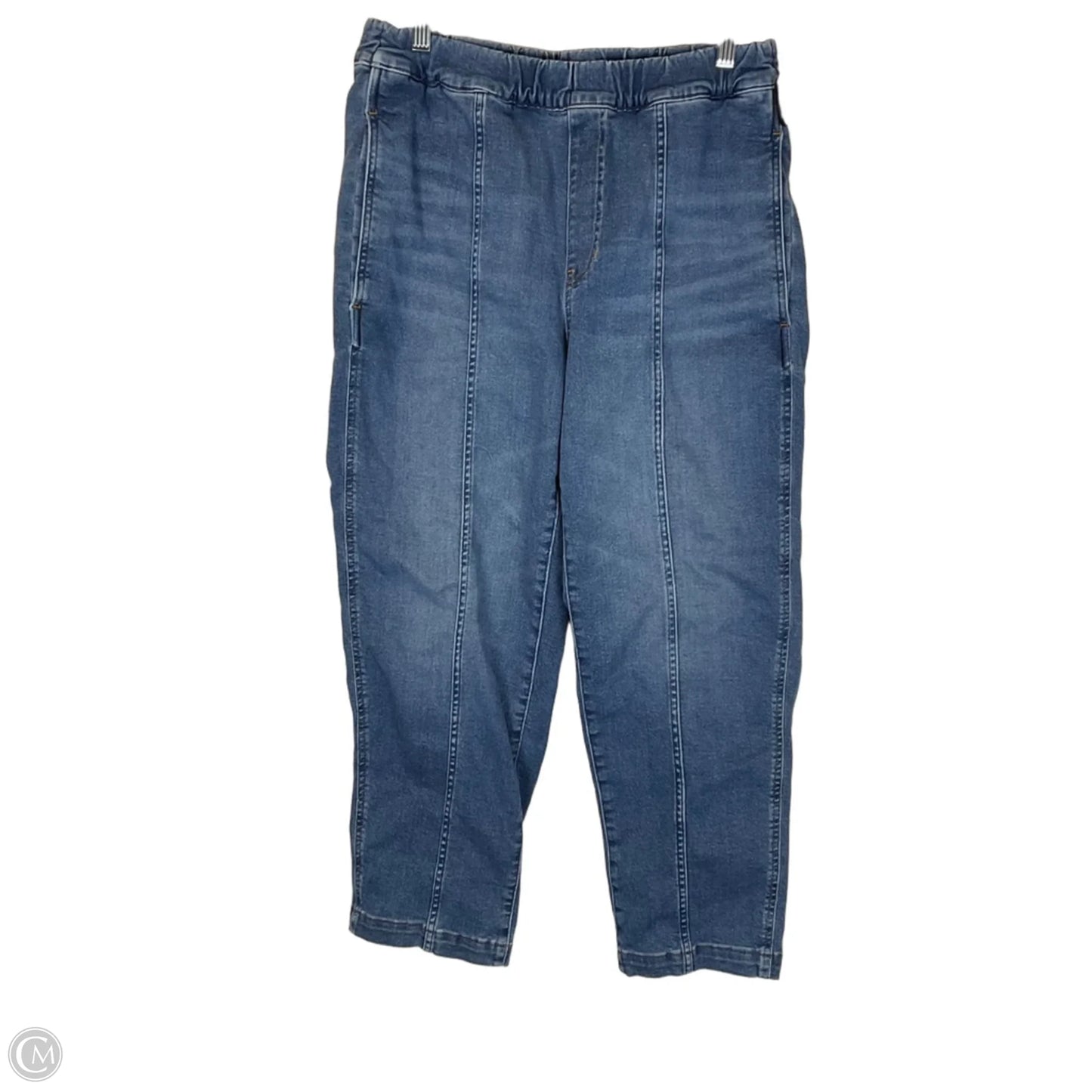 Jeans Cropped By Madewell In Blue Denim, Size: M