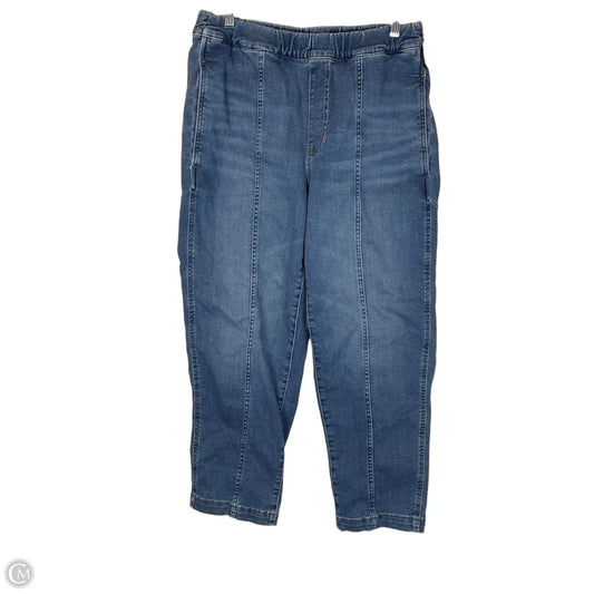 Jeans Cropped By Madewell In Blue Denim, Size: M