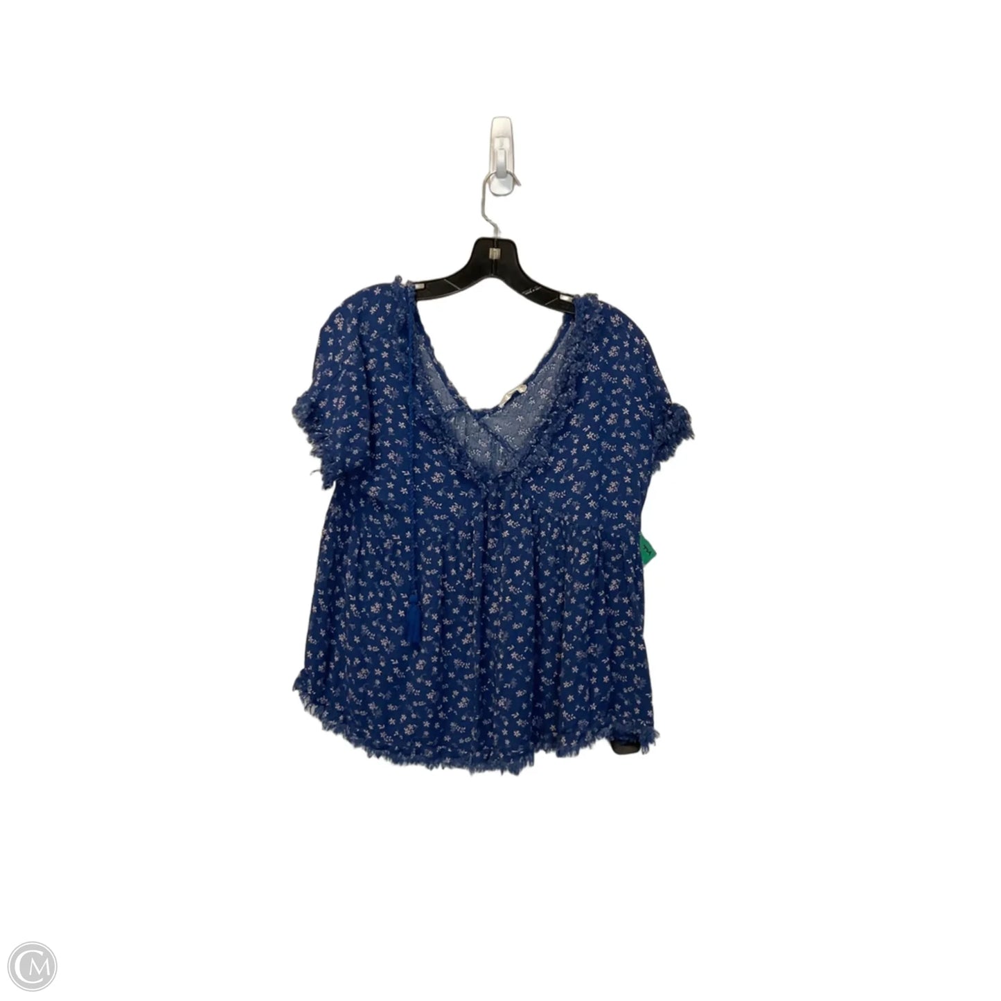 Top Short Sleeve By Altard State In Blue, Size: L