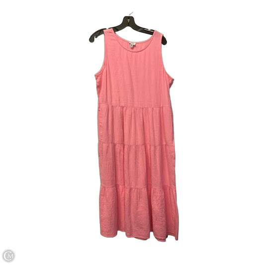 Dress Casual Maxi By J. Crew In Pink, Size: 12