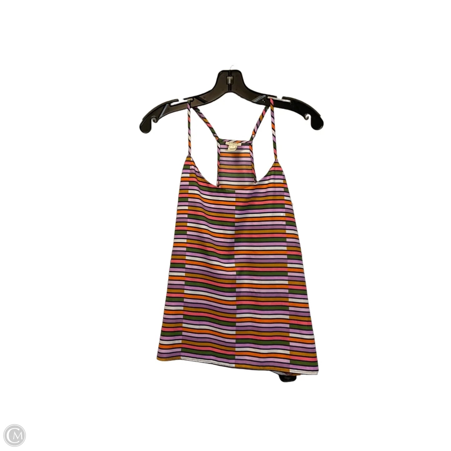 Top Sleeveless Basic By J. Crew In Striped Pattern, Size: 10