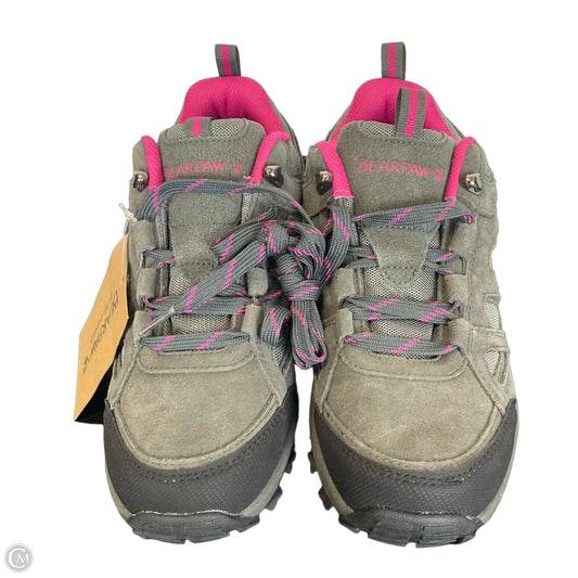 Shoes Hiking By Bearpaw In Grey & Pink, Size: 9