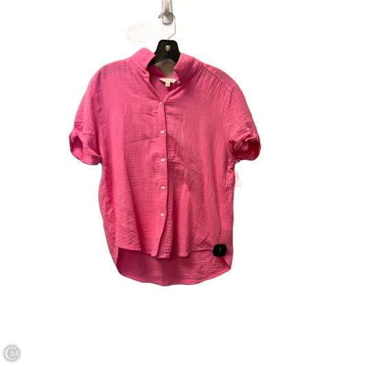 Top Short Sleeve By Lucky Brand In Pink, Size: M