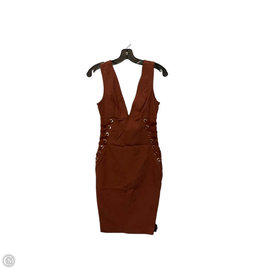 Dress Casual Short By Iris In Orange, Size: S