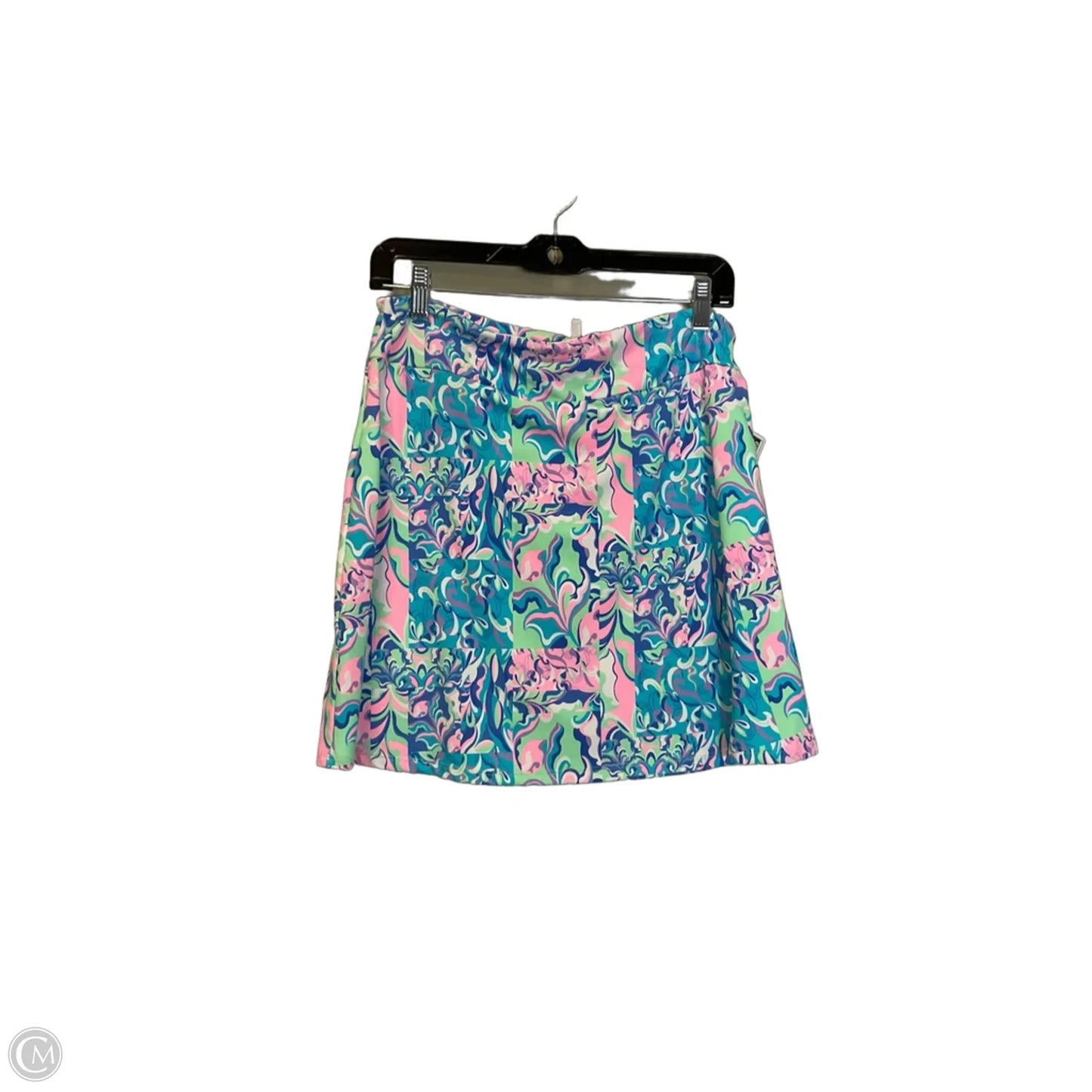 Skort By Lulu B In Blue & Green, Size: S