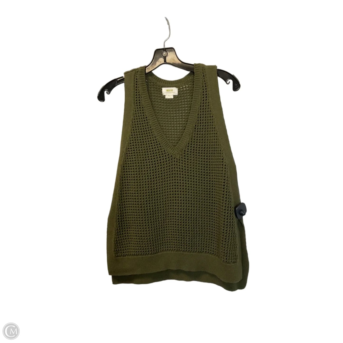 Top Sleeveless By Maeve In Green, Size: S