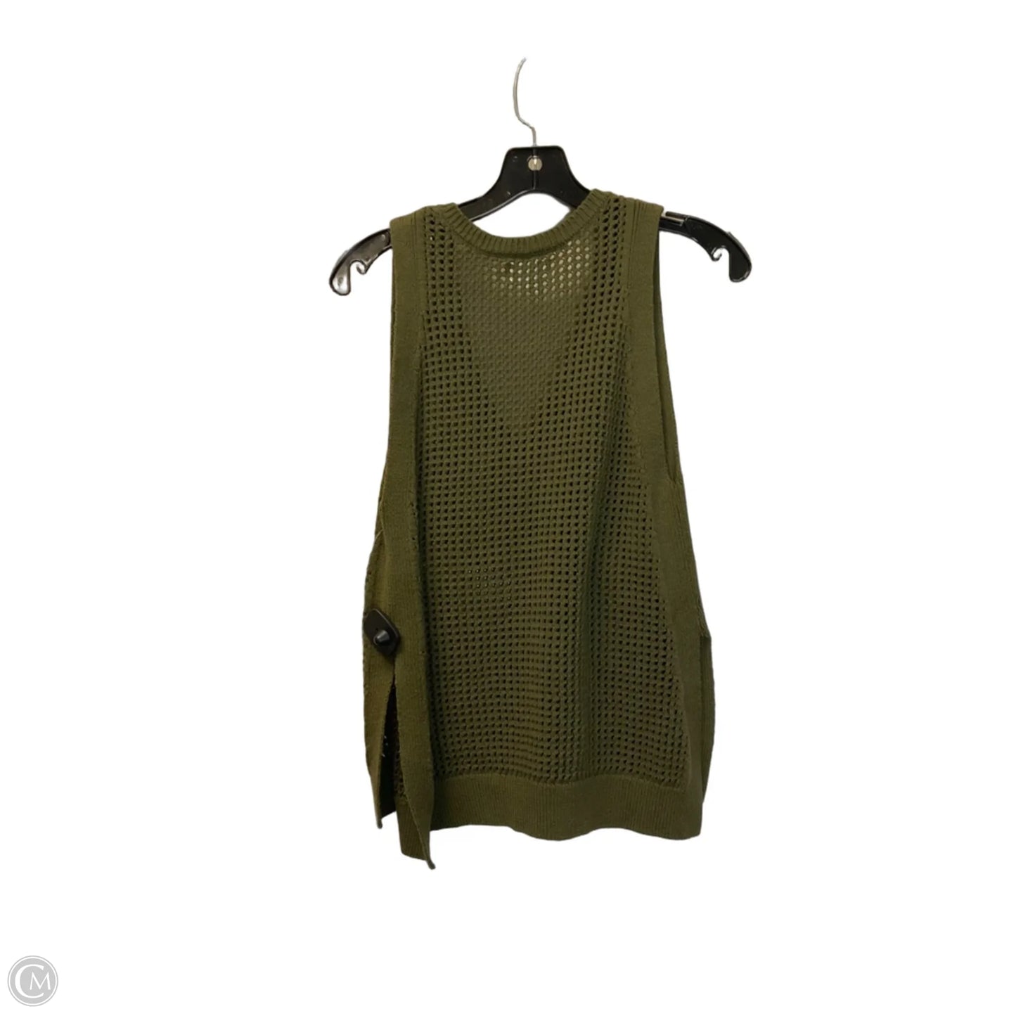 Top Sleeveless By Maeve In Green, Size: S