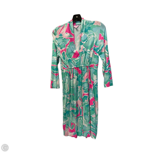 Dress Designer By Lilly Pulitzer In Blue & Pink, Size: S
