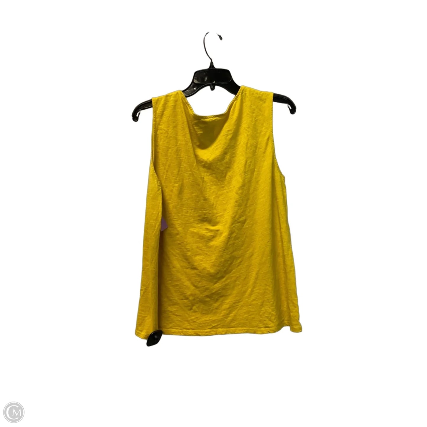Top Sleeveless By Grace Elements In Yellow, Size: Xl