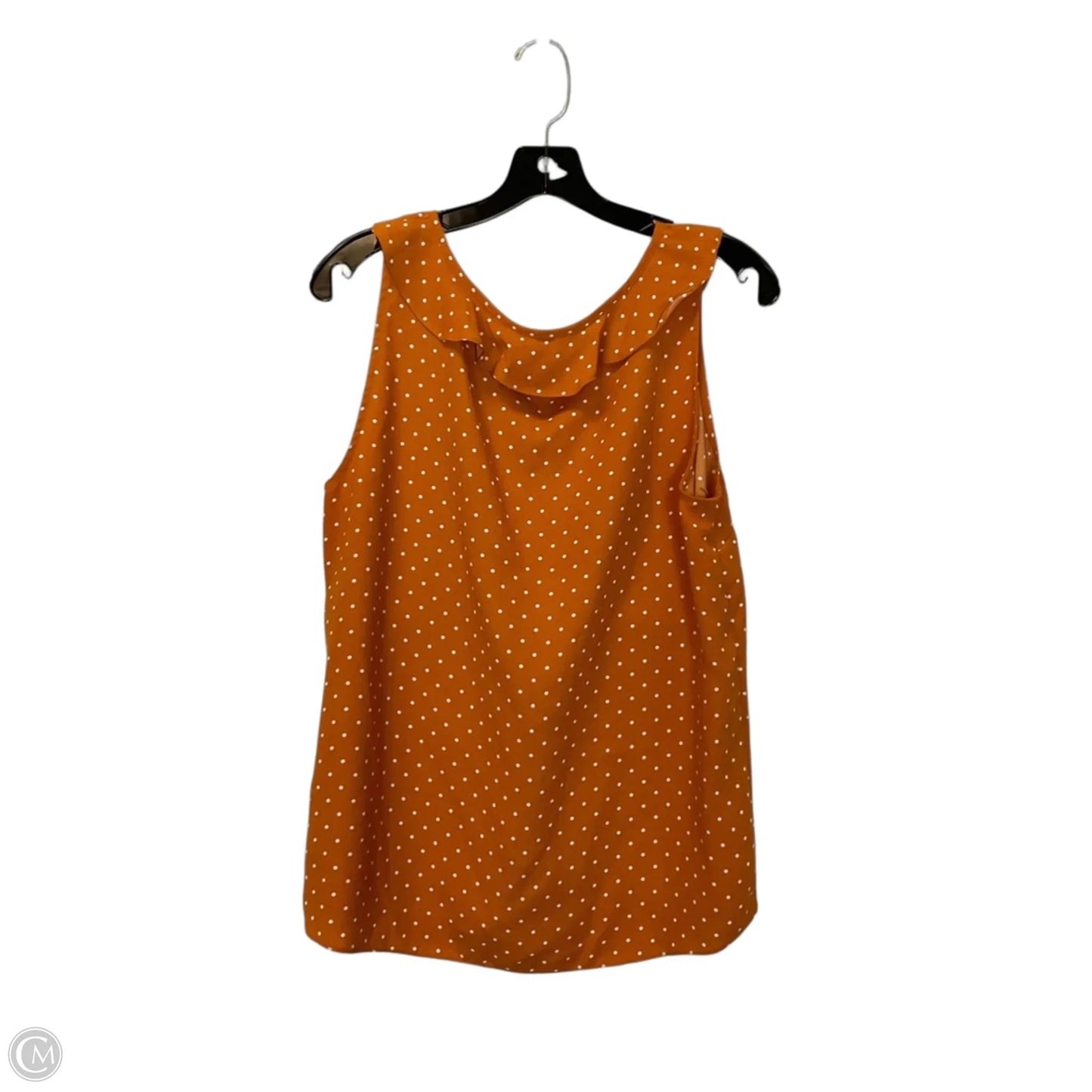 Top Sleeveless By Lc Lauren Conrad In Orange, Size: L