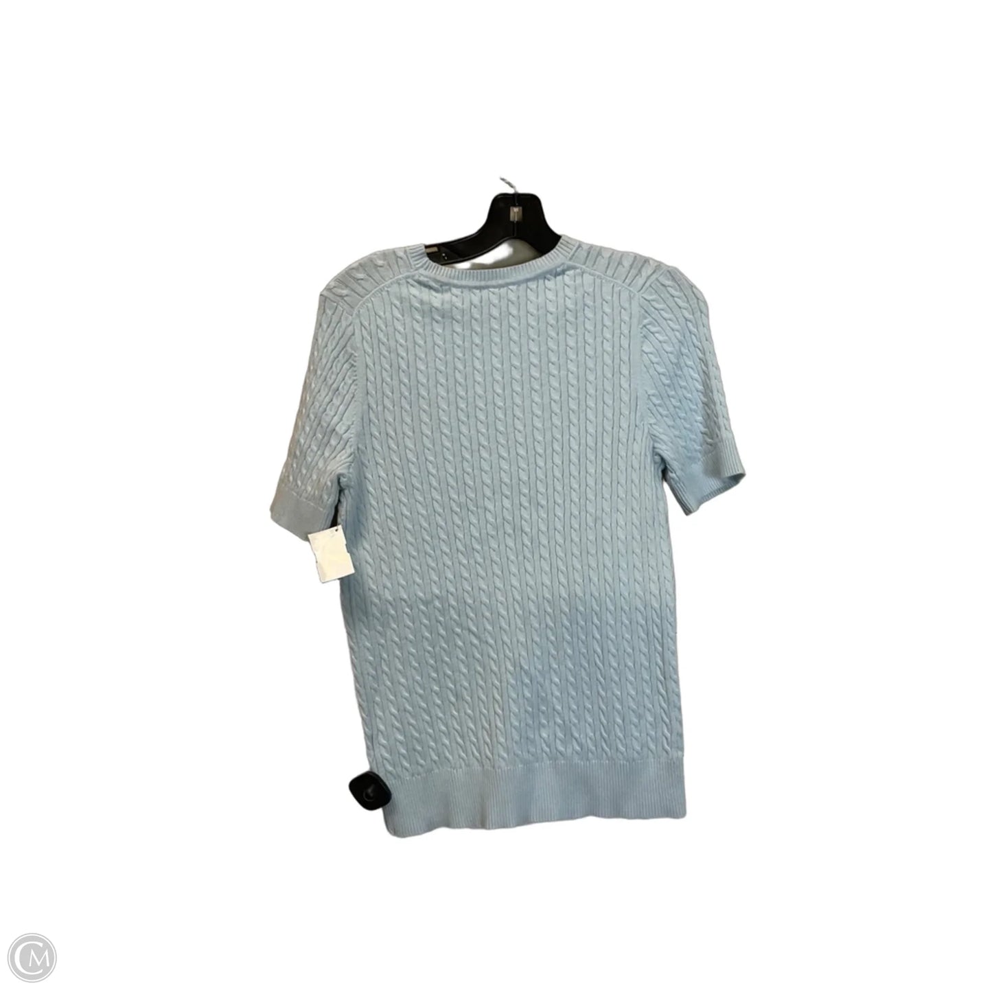 Top Short Sleeve By Tommy Hilfiger In Blue, Size: M