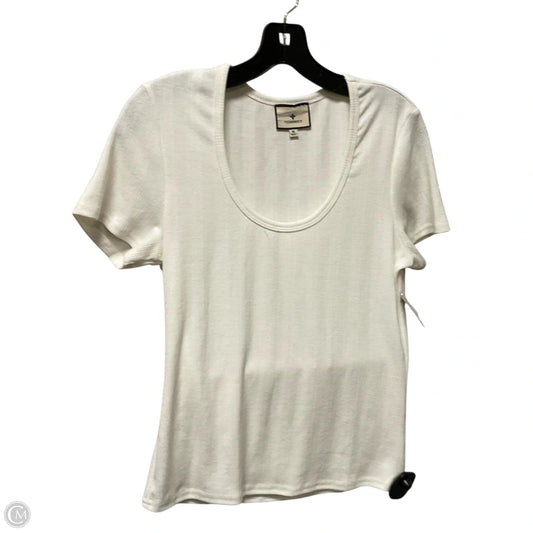 Top Short Sleeve By Tuckernuck In White, Size: M