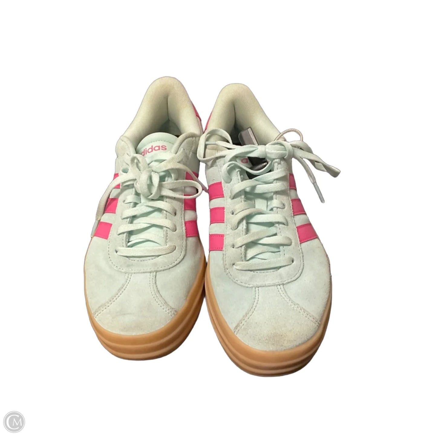 Shoes Sneakers Platform By Adidas In Blue & Pink, Size: 8