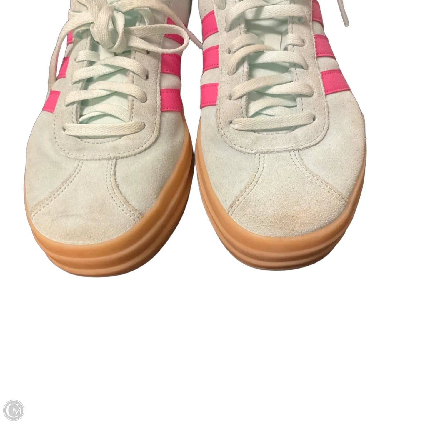 Shoes Sneakers Platform By Adidas In Blue & Pink, Size: 8