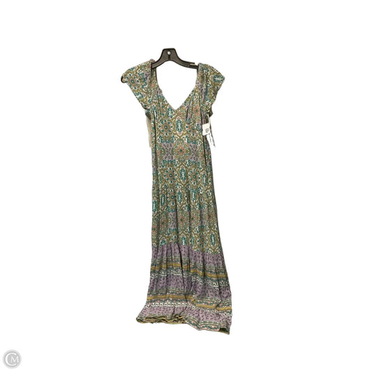Dress Casual Maxi By Billabong In Floral Print, Size: S