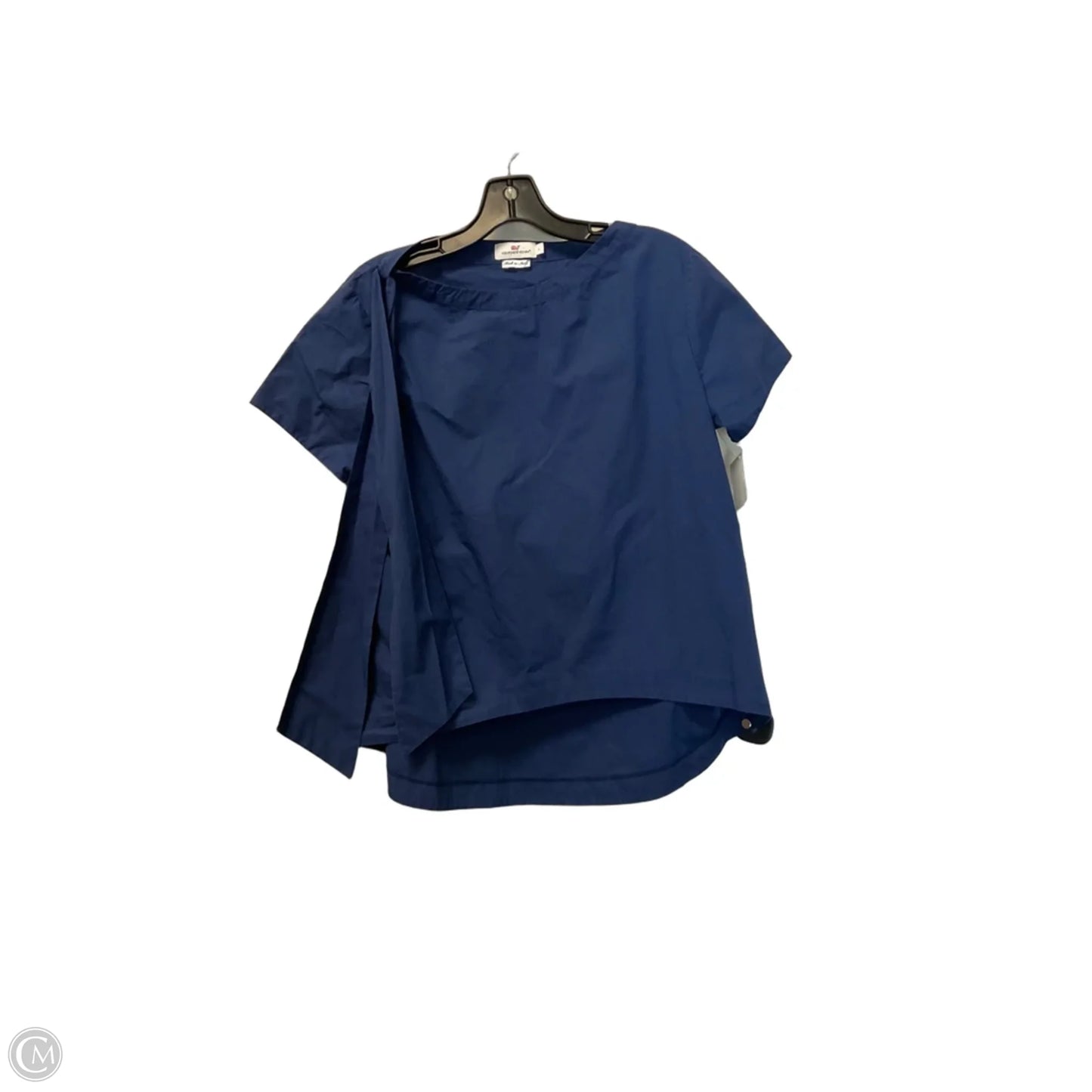 Top Short Sleeve By Vineyard Vines In Navy, Size: L