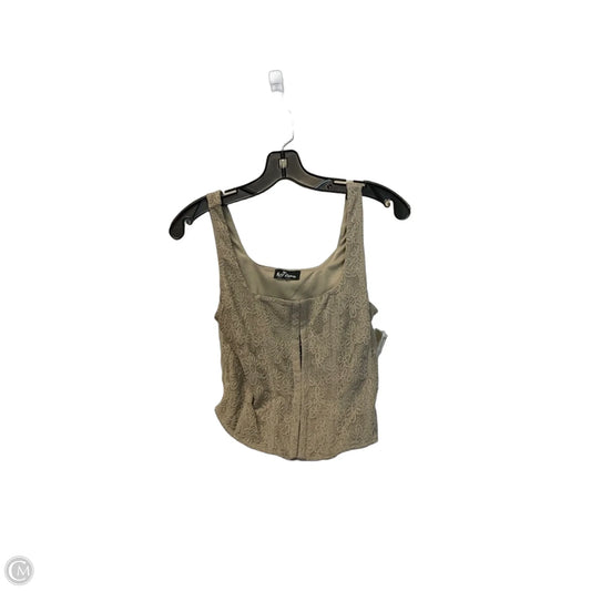 Top Sleeveless By Self Esteem In Green, Size: S