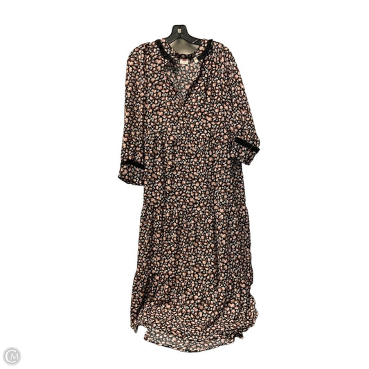 Dress Casual Maxi By Levis In Floral Print, Size: M