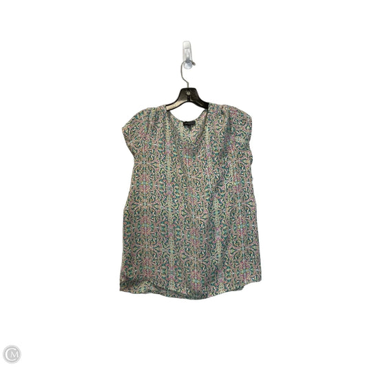 Top Short Sleeve By Clothes Mentor In Multi-colored, Size: L