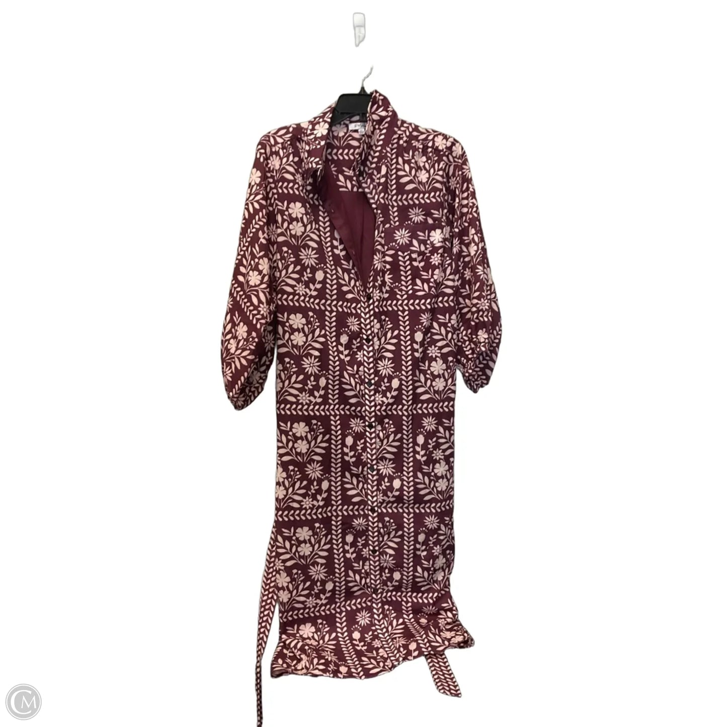 Dress Casual Maxi By Polagram In Purple, Size: Xl