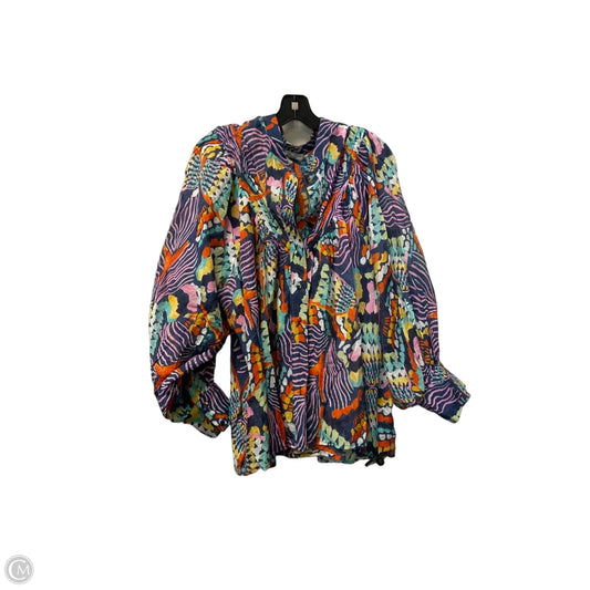 Top Long Sleeve By Ee Some In Multi-colored, Size: L