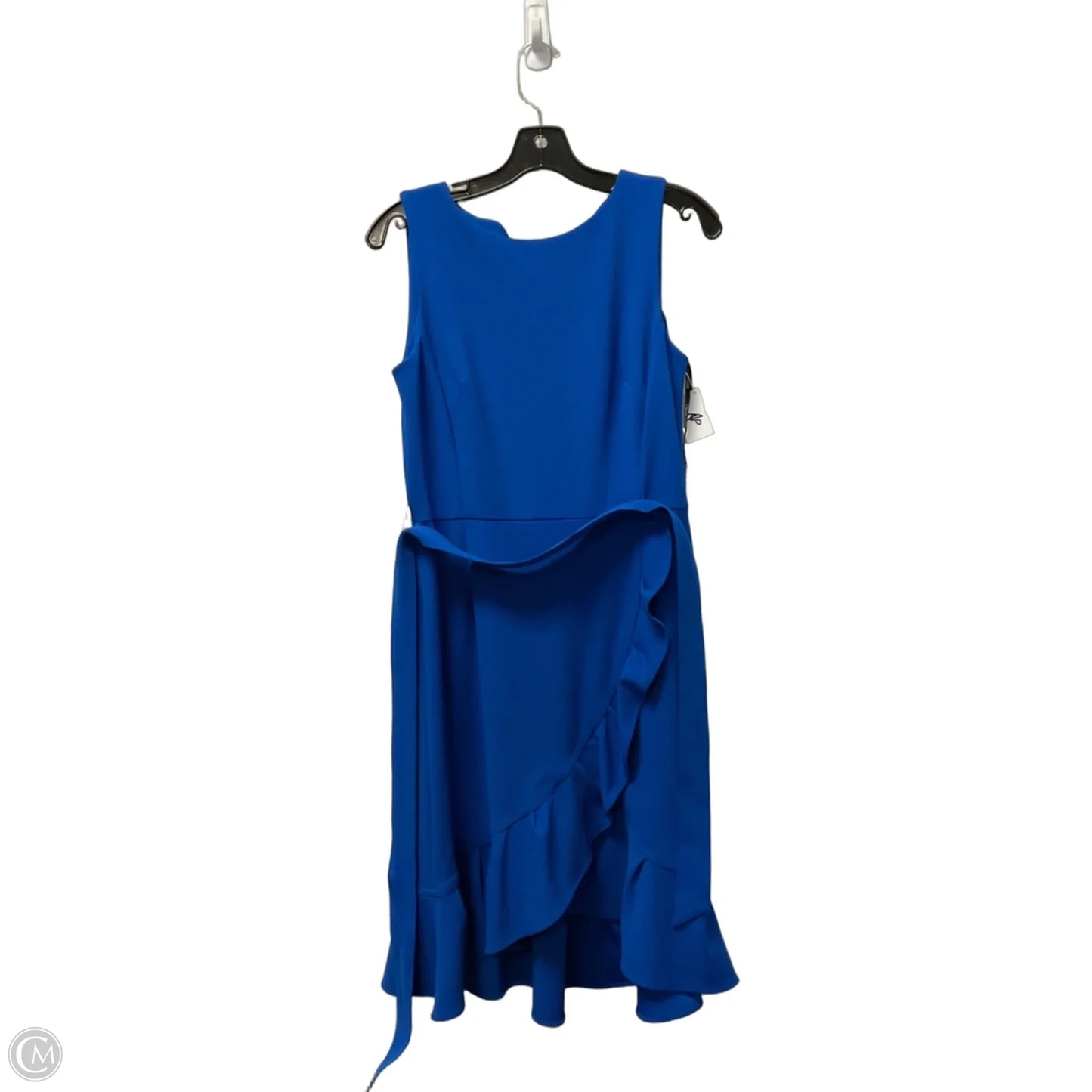 Dress Work By Calvin Klein In Blue, Size: S