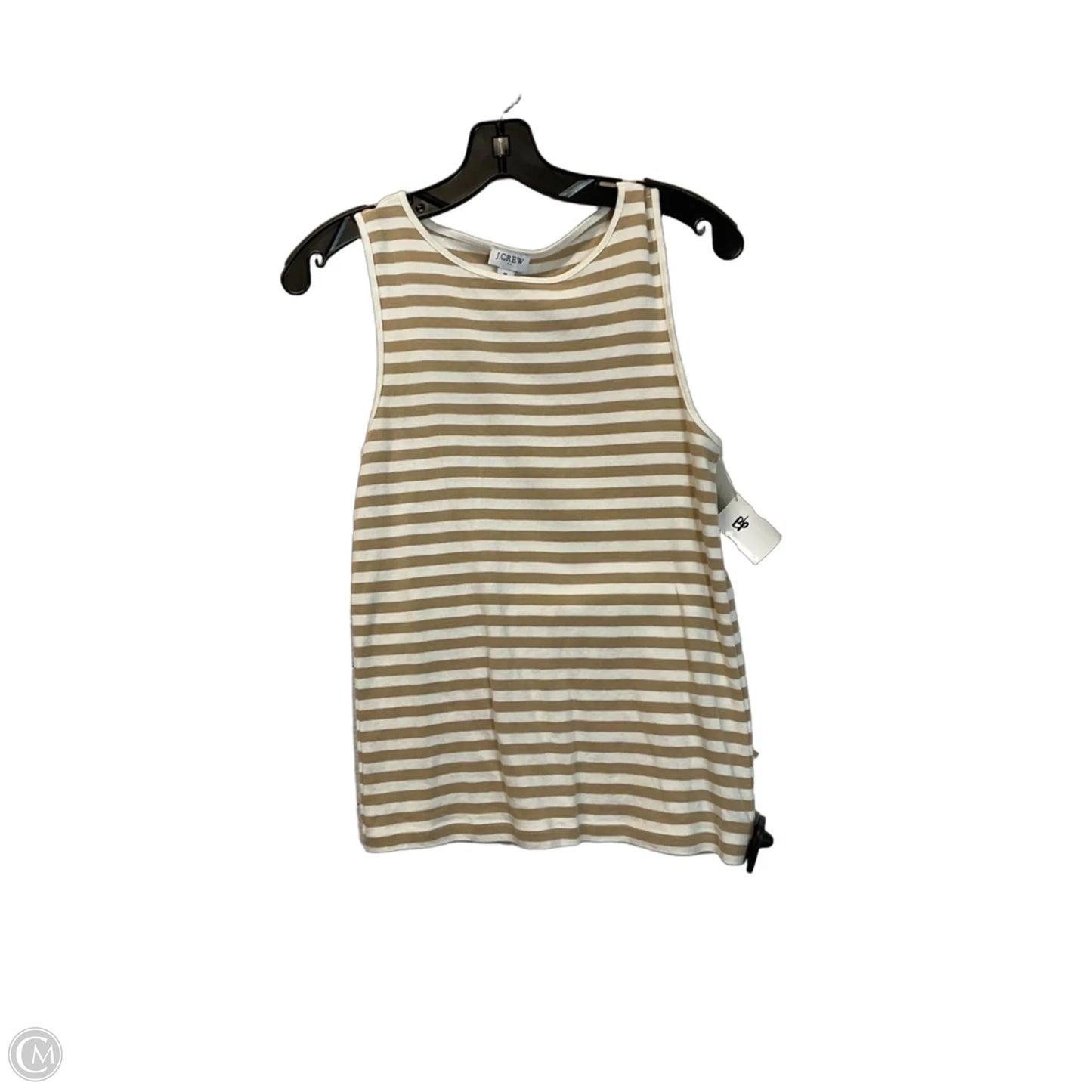 Top Short Sleeve By J. Crew In Tan, Size: M
