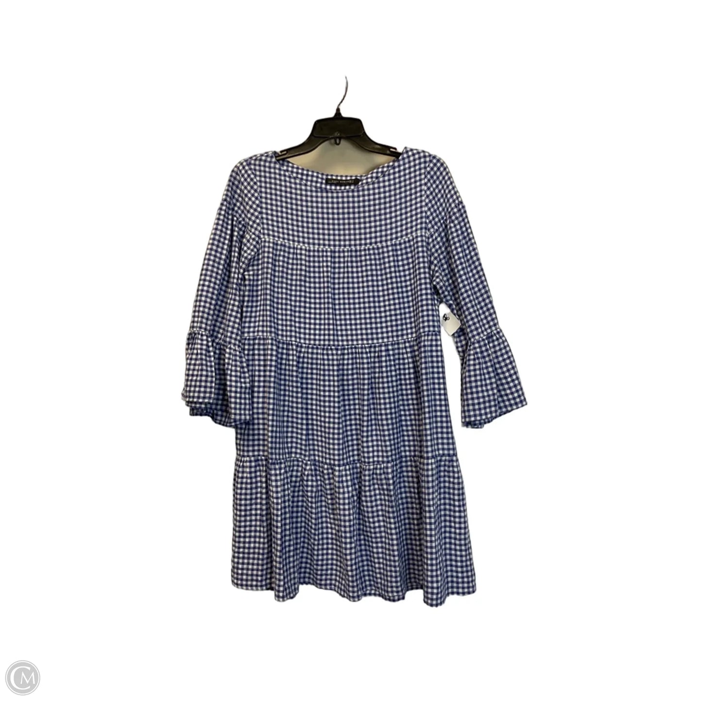 Dress Casual Short By Zara Women In Blue, Size: S
