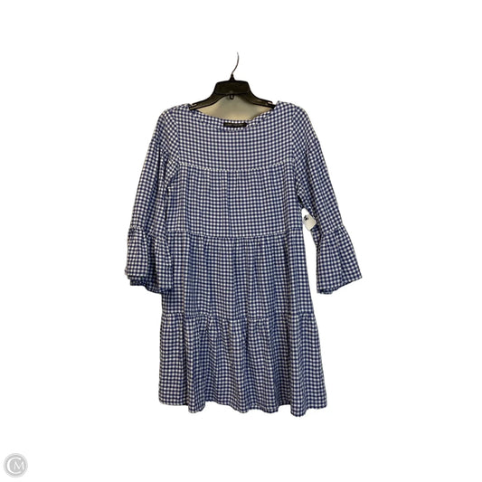 Dress Casual Short By Zara Women In Blue, Size: S