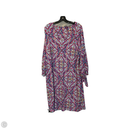 Dress Casual Midi By Chicos In Multi-colored, Size: L