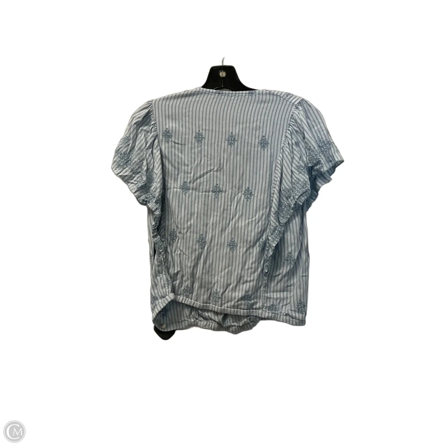 Top Short Sleeve By Lucky Brand In Striped Pattern, Size: Sp