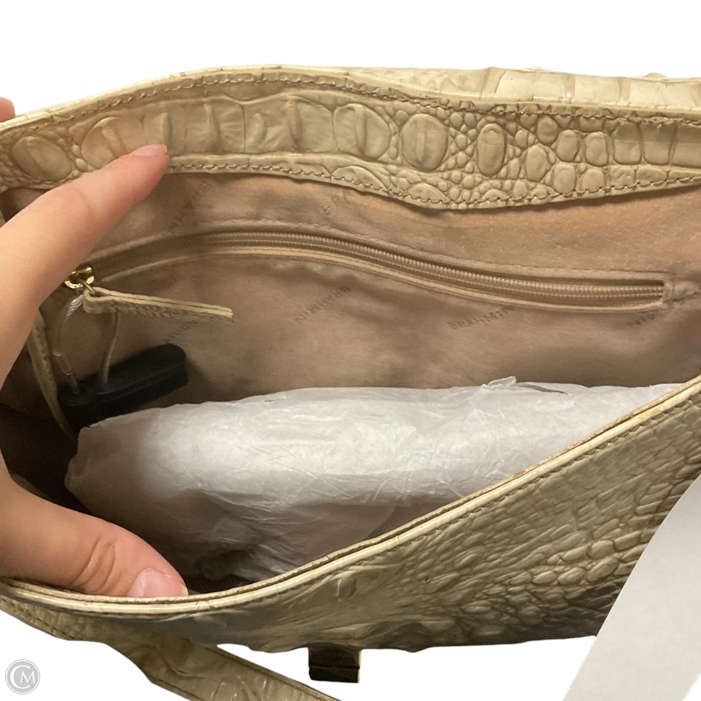 Crossbody Designer By Brahmin, Size: Medium